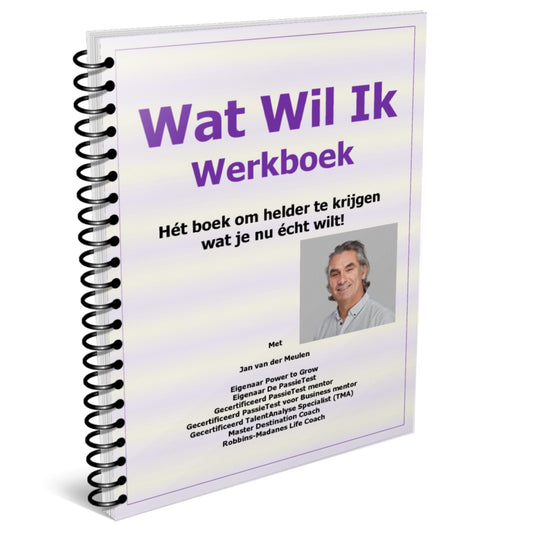 Wat Wil Ik Werkboek – Jouw Sleutel tot Verandering! - TrendNest